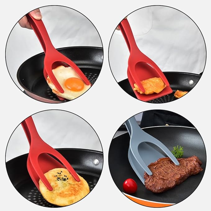 ZenAura ™ Grip Flip Tongs 2 In 1